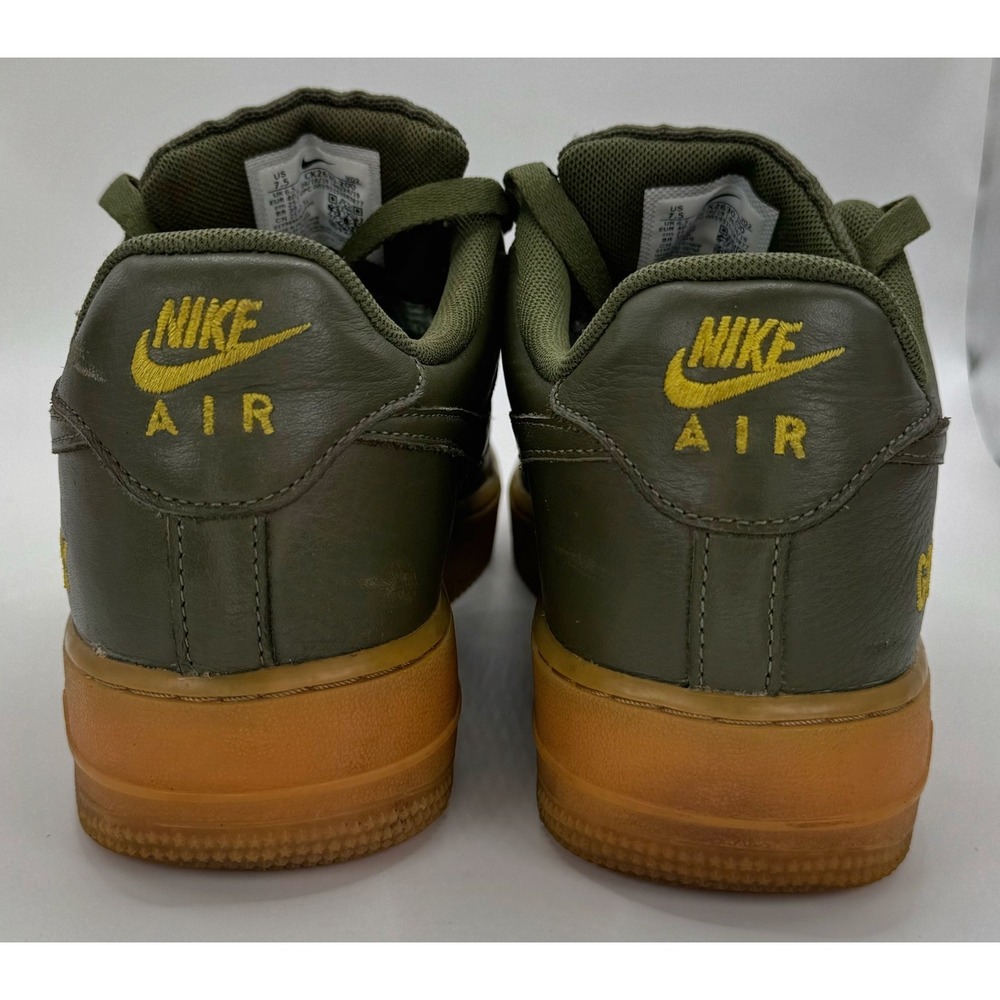 Nike Shoes Men Size 7.5 Air Force 1 Low Gore-Tex Medium Olive Waterproof Sneaker - Picture 3 of 8